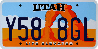 UT license plate Y588GL