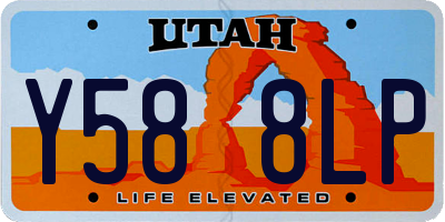 UT license plate Y588LP