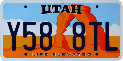 UT license plate Y588TL