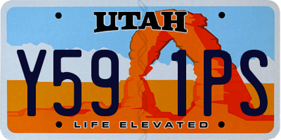 UT license plate Y591PS