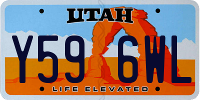 UT license plate Y596WL