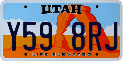 UT license plate Y598RJ