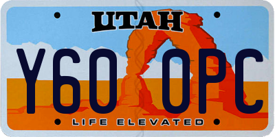 UT license plate Y600PC