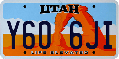 UT license plate Y606JI