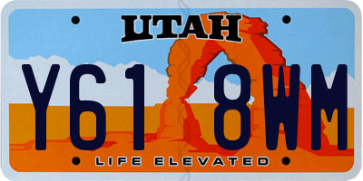 UT license plate Y618WM