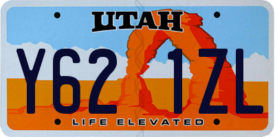 UT license plate Y621ZL