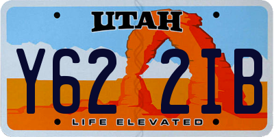 UT license plate Y622IB