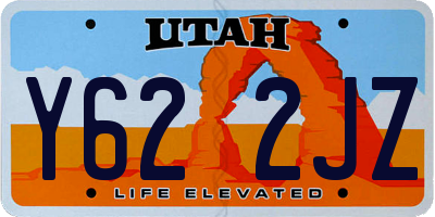 UT license plate Y622JZ