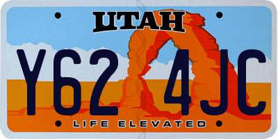 UT license plate Y624JC