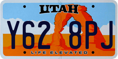 UT license plate Y628PJ