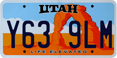 UT license plate Y639LM