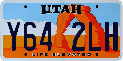 UT license plate Y642LH
