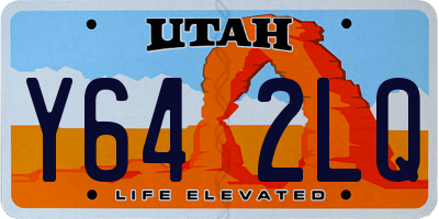 UT license plate Y642LQ