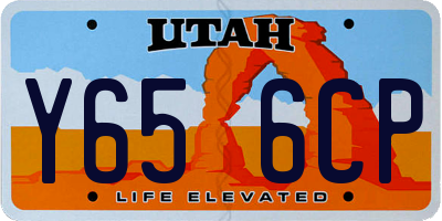 UT license plate Y656CP