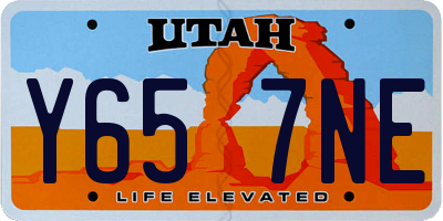UT license plate Y657NE