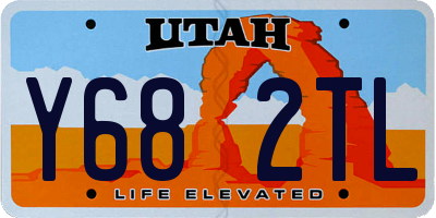 UT license plate Y682TL