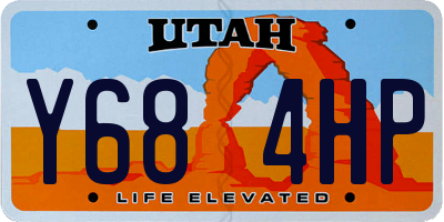 UT license plate Y684HP