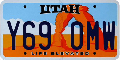 UT license plate Y690MW