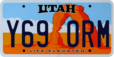 UT license plate Y690RM