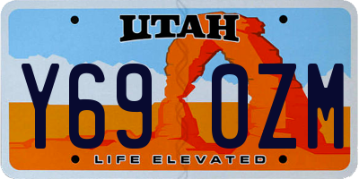UT license plate Y690ZM