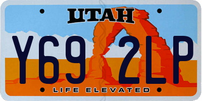 UT license plate Y692LP