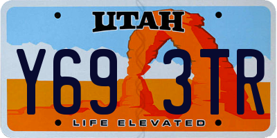 UT license plate Y693TR