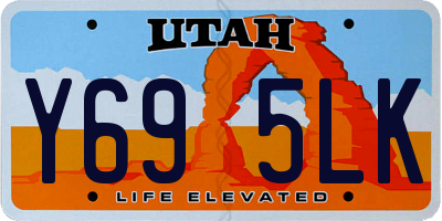 UT license plate Y695LK