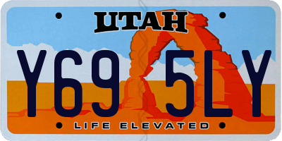 UT license plate Y695LY