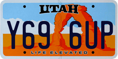 UT license plate Y696UP