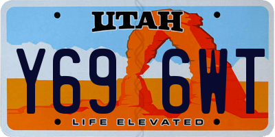 UT license plate Y696WT