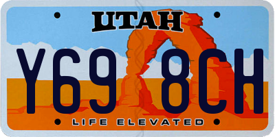 UT license plate Y698CH