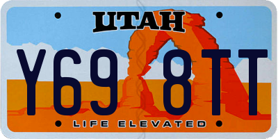UT license plate Y698TT