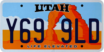 UT license plate Y699LD