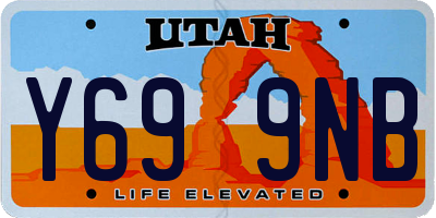 UT license plate Y699NB