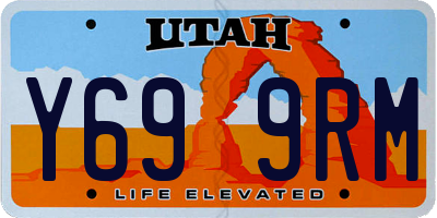 UT license plate Y699RM