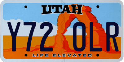 UT license plate Y720LR