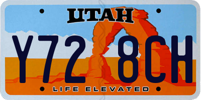 UT license plate Y728CH