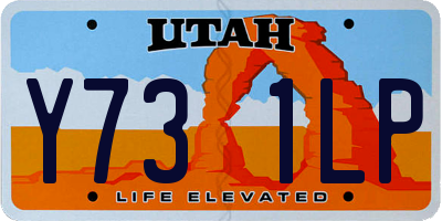 UT license plate Y731LP