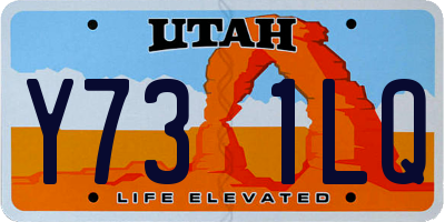 UT license plate Y731LQ