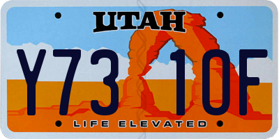 UT license plate Y731OF