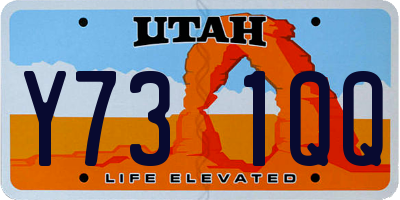 UT license plate Y731QQ