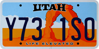 UT license plate Y731SO