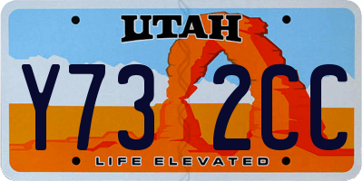 UT license plate Y732CC