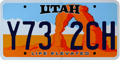 UT license plate Y732CH