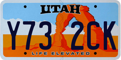 UT license plate Y732CK
