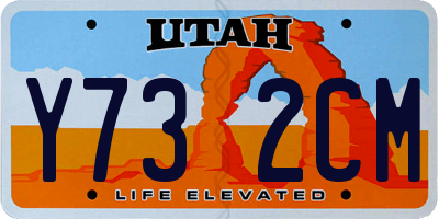 UT license plate Y732CM