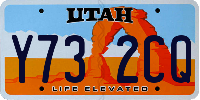 UT license plate Y732CQ