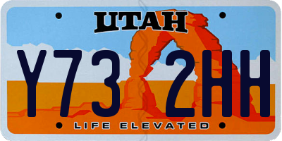 UT license plate Y732HH