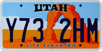 UT license plate Y732HM