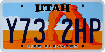 UT license plate Y732HP